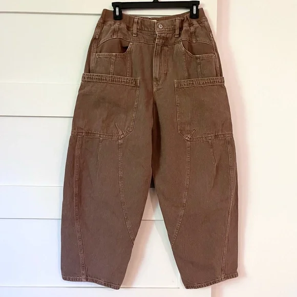 Free People We the Free “new school” relaxed baggy jeans - Picture 5 of 10